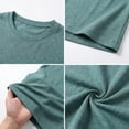 thumbnail image 3 of Daiosportswear Men's Long Sleeve Tee Shirts Lightweight Casual Comfort Crewneck Plain Long Sleeve Shirts Basic Tees Mint Green XL, 3 of 6