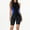 Blue#3, variant on GaThRRgYP Sleeveless One Piece Swimsuit with Built-in Bra,Women's Sports Solid Color Matching Zipper Slim Jumpsuit Sports Surf Suit Swimsuit White S
