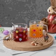 thumbnail image 3 of Way to Celebrate 10oz Floral Strawberry Glass Mug, 4 Packs, 3 of 9
