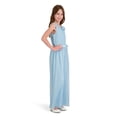 thumbnail image 2 of Kensie Girl Sleeveless Pleated Lurex Mesh Jumpsuit, Sizes 4-16, 2 of 6