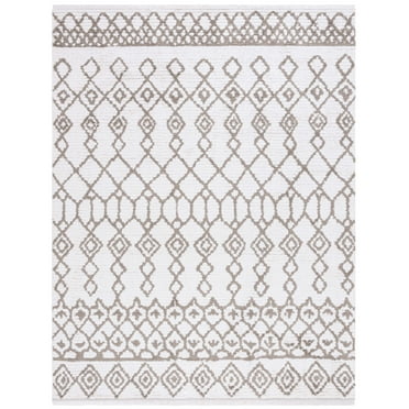 SAFAVIEH Augustine Stuart Geometric Area Rug, Taupe/Ivory, 8' x 10'