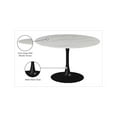 thumbnail image 2 of Meridian Furniture Holly Round Faux Marble Dining Table with Matte Black Base, 2 of 4