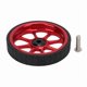 thumbnail image 2 of Aluminum alloy folding bike, lightweight wheels 82mm, widened bearing, lightweight wheels for Brompton 3sixty folding bike, red, 2 of 5