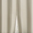 thumbnail image 5 of Sun Zero Serenity 2-pack Abstract Magnetic Closure 100% Blackout Grommet Curtain Panel Pair, 36"W x 84"L, Natural, 5 of 8