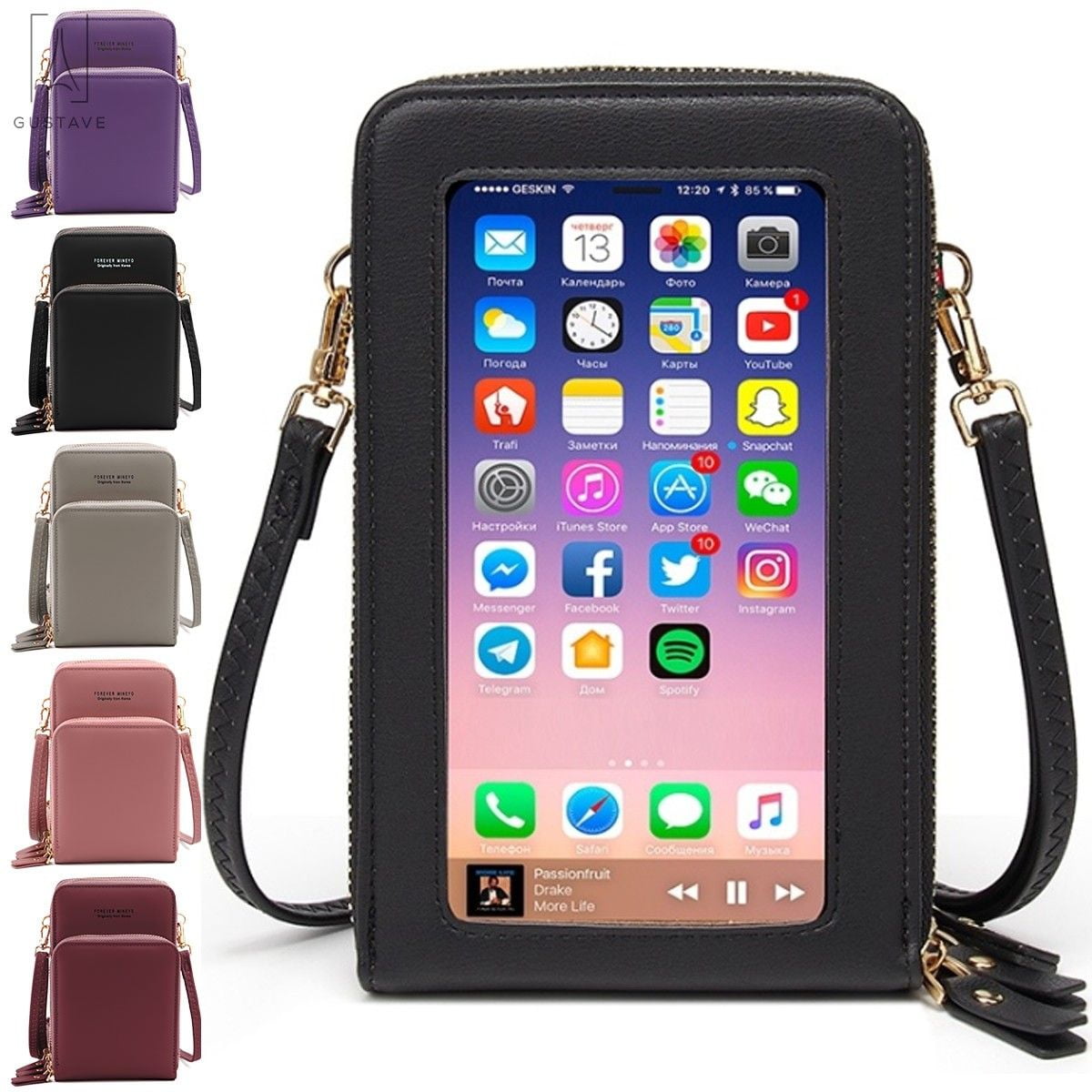 iphone wallet purse with shoulder strap
