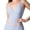 35·Light Blue, variant on Women U Neck Front Button Decor Loose Soft Sleeveless Casual Tank Top