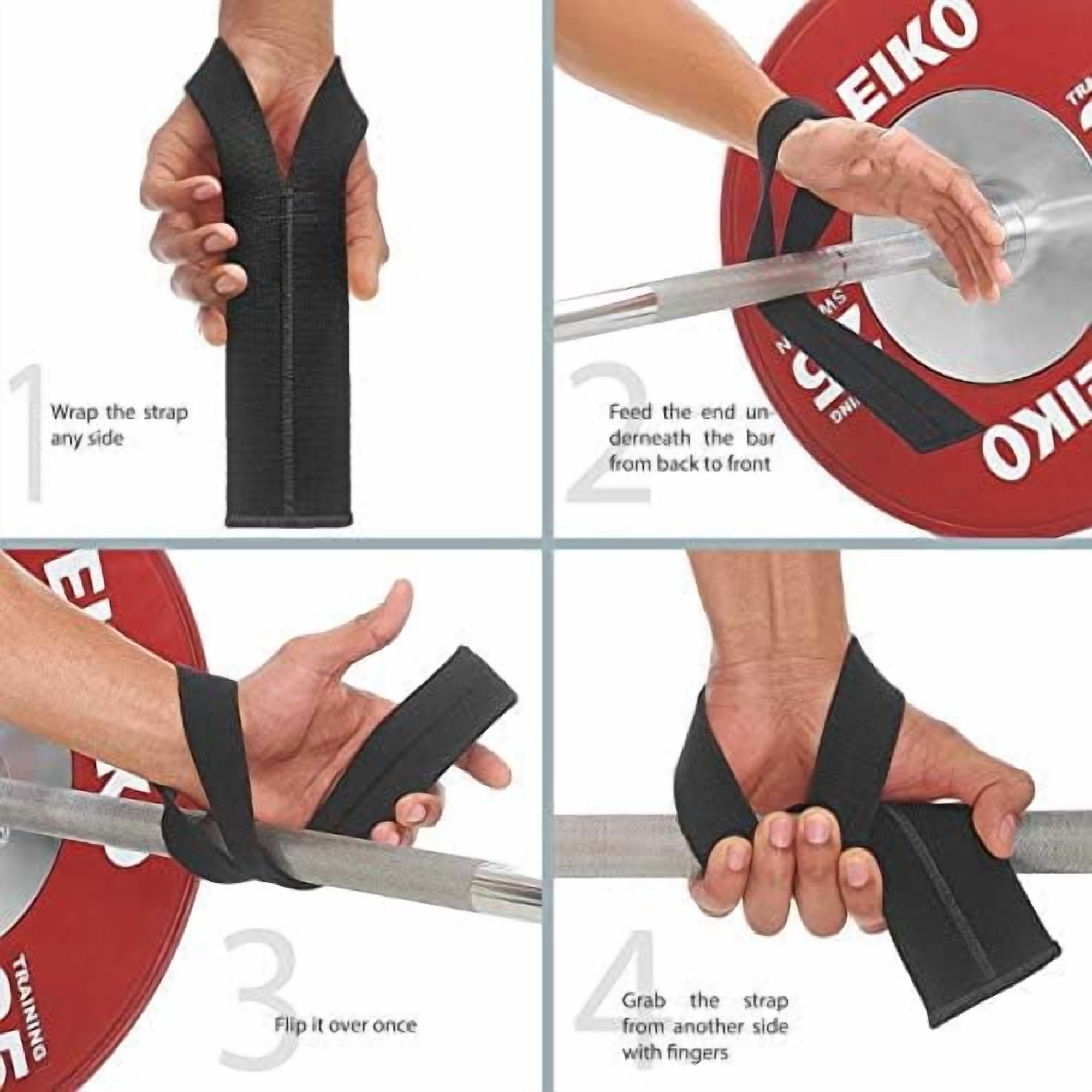 YNGLLC V1 Lifting Wrist Straps for Olympic Weightlifting - Rated at 660 lb - Hand Wraps for Powerlifting, Weight Lifting, Bodybuilding Functional/Cross Training, Deadlift Gym Bar, Cotton
