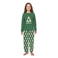 thumbnail image 4 of Believe Bigfoot Christmas Matching Family Pajamas, Sasquatch Family And Dog PJs, Plus Sizes, With Pockets, 4 of 7