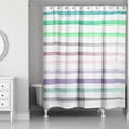 thumbnail image 2 of Creative Products Colorful Watercolor Streaks 2 71x74 Shower Curtain, 2 of 2