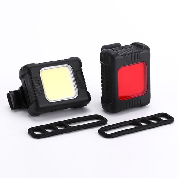 Sportact Bicycle Accessories,Bicycle Headlight and Rear Tail Light Rechargeable Camping Hiking Flashlight,Bicycle Accessories for Adult Bikes