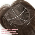 thumbnail image 5 of EcoNesxp Hairpin Bangs 100 Cover Bangs Wig 3D, 5 of 5