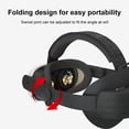 thumbnail image 2 of Correa para la cabeza ajustable, accesorios VR, diadema plegable para auriculares Meta Quest 3, 2 of 7