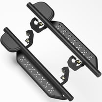 POFENZE for 2019-2025 Chevy Silverado 1500 Regular Cab Running Boards Side Steps Black Truck Steps Silverado 1500 Accessories