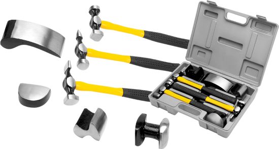 VCTGAM Tac-N-Pull Pull Plate Kit - 20pcs Heat-Treated Steel Plates (1", 1.5", 3") For Auto Body Repair