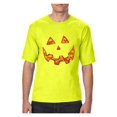 thumbnail image 1 of "Mens and Big Mens Halloween Costume Pumpkin Face T-Shirt, up to size 3XLT", 1 of 5