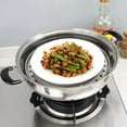 thumbnail image 5 of Stainless Steel Steamer Rack Pot for Pots Tamale Food Steaming Plate Steamers Cooking （Silver）, 5 of 5