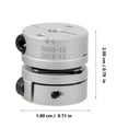 thumbnail image 2 of Raindrops Shaft Coupling Para Motor Con Acoplamiento Flexible De Aleación De Aluminio Plata, 2 of 5