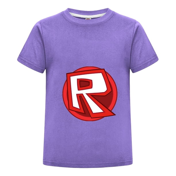 Camiseta de Algodón con Diseño Gamer de Roblox para Niño, Playera Infantil Estampada, Ideal para Verano y Regalo