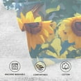 thumbnail image 5 of joogoo 2 PCs Hand Towels Sets Cardinal Sunflowers Cotton Face Towel Bathroom Decorative, 5 of 7