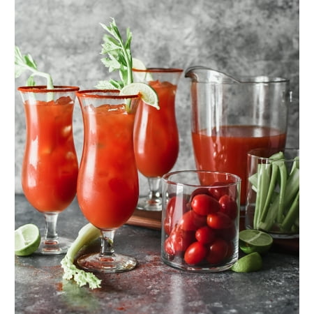 - Better Homes & Gardens Bloody Mary Pitcher and Glass Set, 10 Pieces