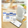 thumbnail image 4 of E10 Thermal Label Maker Machine Handy Thermal Smart Label Maker Printer Ideal for Home, Office Organization Rechargeable Inkless Labeling Printers with Different Fonts for Jars Green, 4 of 8
