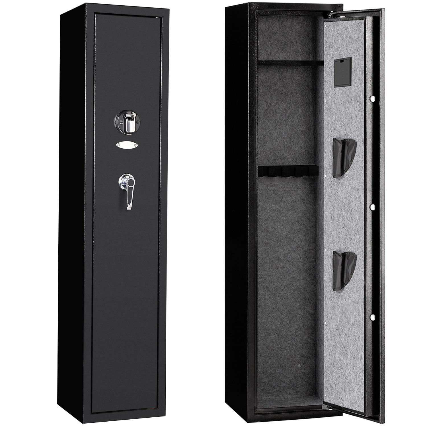 Details about   Fingerprint/Keypad Metal Gun Safe 4-5 Rifle 2 Handgun Storage Security Cabinet 