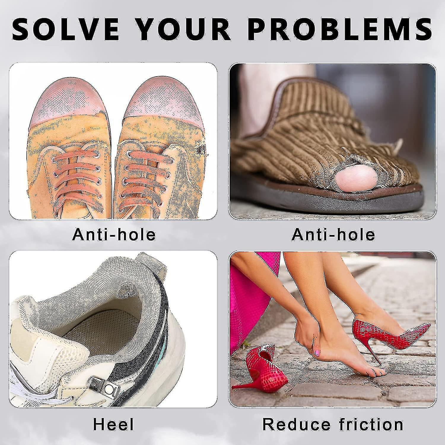 Parche De Reparacion De Zapatos Kit De Pares De Parches Para - Main Image