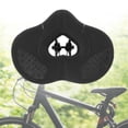 thumbnail image 4 of Asiento de bicicleta ergonómico de cuero sintético, fácil de instalar, con absorción de impactos, cómodo sillín de bicicleta, accesorios de ciclismo, 4 of 6