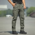 thumbnail image 7 of Tactical Waterproof Hiking Cargo Pants for Men Stretch Fall Outdoor Army Green XL, 7 of 7