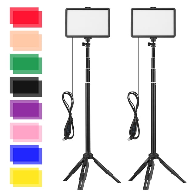 Mistaha USB LED Video Light Kit Video Conference Lighting with 2 * LED Fill Light