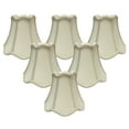 thumbnail image 2 of Royal Designs, Inc. Decorative Trim Scallop Bell Chandelier Basic Shade CS-502EG-6, Eggshell, 2.5 x 5 x 4.5, Pack of 6, 2 of 5