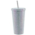 thumbnail image 1 of Botella de agua, botella de agua de 500 ml, botella de agua con purpurina inoxidable, botella de agua con diamantes de imitación diseñada para profesionales, 1 of 8