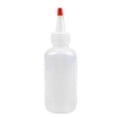 thumbnail image 3 of SHISUYAN Petites Bouteilles Applicatrices de Capuche Rouge pour Usage Colle en LDPE Couleur Blanche 8 Pcs 120ml, 3 of 8