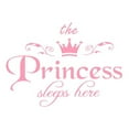 thumbnail image 2 of Wall Stickers The Princess Decal Living Room Bedroom Vinyl Carving Wall Decal Sticker,Pink Home Wall Stickers, 2 of 3