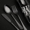 thumbnail image 5 of Portable Utensils Set with Case, 4pcs Stainless Steel Reusable Silverware for Lunch Camping School Picnic Workplace Travel, Lunch Box Includ Fork Spoon Knife,Easy to clean,Dishwasher Safe (grey), 5 of 6