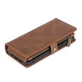 thumbnail image 2 of Bangus Wallet Case Compatible with iPhone 13/13 mini/13 Pro/13 Pro Max, Zipper Case with Blocking Card Holder Slot, Magnetic Detachable Zipper Purse, Leather Cover, 2 of 6