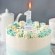 thumbnail image 1 of Ice And Snow Digital Candles Snowflake Cake Labels Children's Birthday Decorations Themed Birthday Cakes Paper Cupcakes Boys And Girls' Birthday Supplies 0-9, 1 of 6