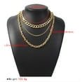 thumbnail image 5 of Faux 18K Gold Rope Chain Necklace, Fake Gold Rope Necklace, Not Real Gold Chain , Jewelry Wear Alone or with Pendant, 5 of 5