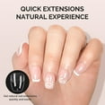 thumbnail image 2 of MelodySusie Extra Short Ballerina Nail Tips, 300Pcs Clear Acrylic, Half Matte Full Cover Press on Nails for DIY Extension & Salon Use, 15 Sizes Pre-Shaped for Long-Lasting Manicure, 2 of 7