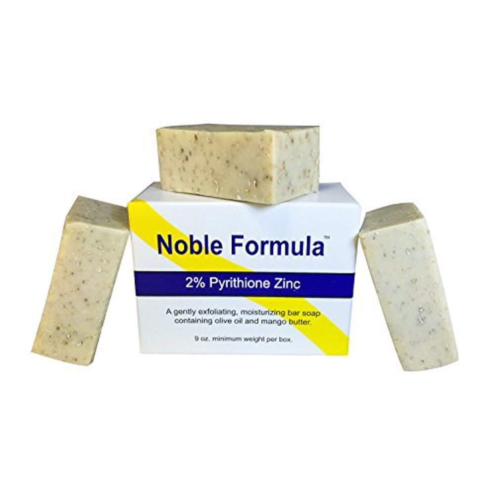 Noble Formula 2 Pyrithione Zinc Bar Soap 3 Oz Each, (3 Pack), Mango