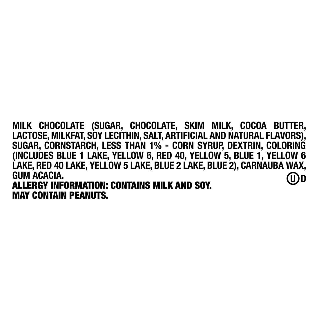 M&M’S Milk Chocolate Candy, Party Size, 62 oz. With White Bowl By OMA