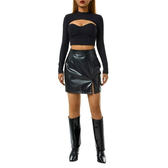 Women High Waist Bodycon Mini Skirts Vintage Pleated A-Line Short Skirt Grunge Aesthetic Skirt E Girl Streetwear