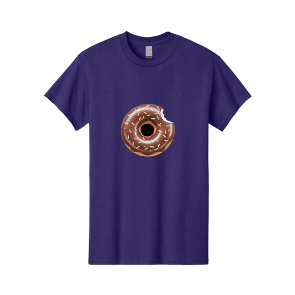 Chocolate-Donut-5 Mens Graphic Tee, 100% Cotton, Casual Summer Wear