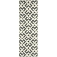 thumbnail image 3 of SAFAVIEH Chatham Jackson Geometric Wool Runner Rug, Dark Grey/Ivory, 2'3" x 9', 3 of 10