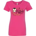 thumbnail image 3 of Inktastic Happy New Year with Cute Penguin Women's T-Shirt, 3 of 5