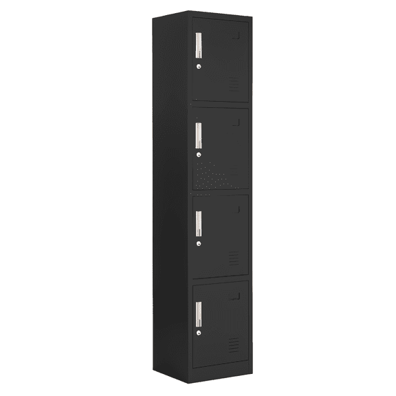 Komfort Locker Metálico De 4 Casilleros 38x42x180cm