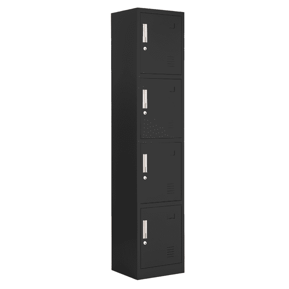Komfort Locker Metálico De 4 Casilleros 38x42x180cm