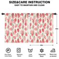 thumbnail image 2 of Blackout Kids Curtains,Strawberry Plants Fruit Light Pink Pattern Childrens Insulated Curtains Set Of 2,Bedroom Essentials,Toddler Room Decor 52"x63", 2 of 5