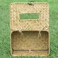 thumbnail image 6 of Vintage Handcraft Straw Woven Tissue Box Napkin Holder Organizer Home Decor Facial Tissue Box Decorative Woven Paper Holder Napkin Dispenser, 6 of 8