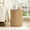 Natural, variant on YOCWO Small Round End tables Set of 2 for Living Room with fluted Design, Circle Bedside Table for Bedroom, Black